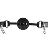 Erospace - Wild Play Mouth Gag with Nipple Clamps. Knebel z zaciskami na sutki – intensywna kontrola i podwójna rozkosz