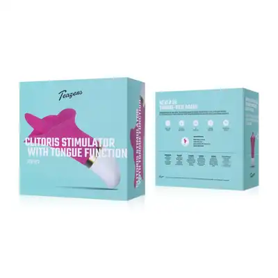 Teazers - Clitoris Stimulator With Thong Pink. Wibrator łechtaczkowy z języczkiem, ekscytujący wibrator do stymulacji łechtaczki