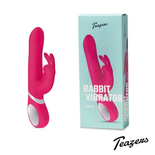 Teazers - Rotating &amp; Vibrating Rabbit Vibe. Wibrator królik z funkcją obrotów i wibracji, wiele możliwości dla intensywnych doznań