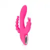 Teazers - Double Rabbit Vibrator. Podwójny wibrator królik: Intensywna stymulacja łechtaczki, punktu G i strefy analnej w jednym