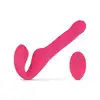 Teazers - Strapless Strap On Vibrator Pink. Wibrujący strapon bez uprzężowy, intensywna stymulacja łechtaczki, punktu G i strefy analnej w jednym