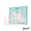 Teazers - Vaginal Dilator Set. Różowy zestaw 5 rozszerzaczy waginalnych, idealny dla osób pragnących poprawić elastyczność
