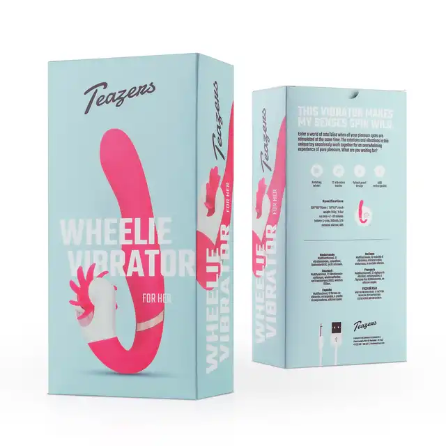 Teazers - Dave Vibrator. Wielofunkcyjny wibrator do podwójnej stymulacji, potężne doznania w Twoich rękach