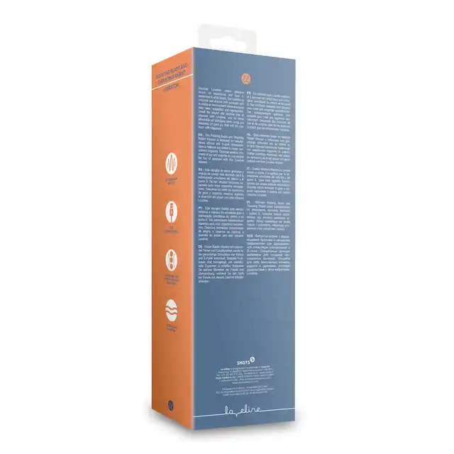 Loveline - Blue Nova Warming Rotating Beads and Thrusting Rabbit Vibrator. Ogrzewany, wibrujący wibrator z króliczkiem dla jeszcze większej przyjemności