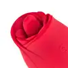 Teazers - Rose Vibrator and Clitoris Stimulator. Wielofunkcyjny wibrator do łechtaczki i jajeczko wibrujące, luksusowy wibrator duo w formie róży