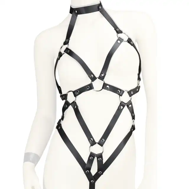 Erospace - Wild Play Harness Set. Damska regulowana uprząż, podkreśl swoją zmysłowość