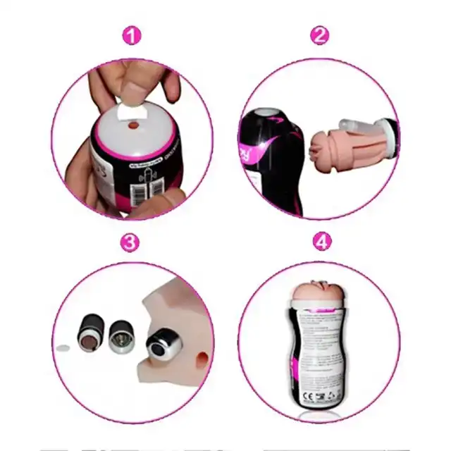 LoveToy - Sex In A Can. Realistyczny masturbator z wibracją, wykonany z cyberskóry, imitujący prawdziwe doznania