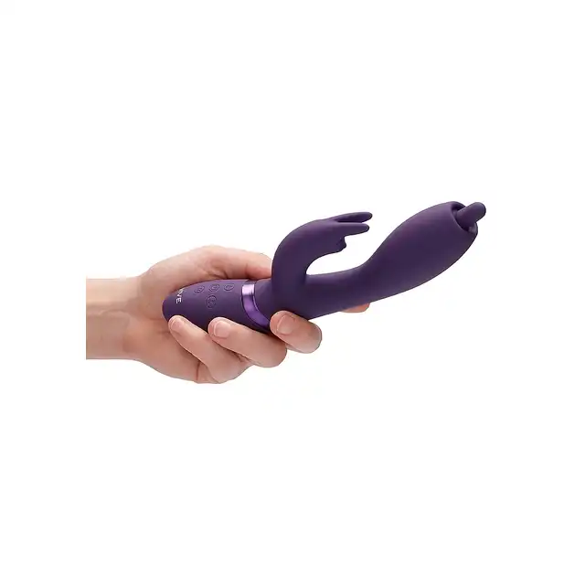 Vive - Nilo Pinpoint Rotating G-spot Rabbit Purple. Zaawansowany wibrator punktu G z funkcją obrotu 360 stopni i wibracji 