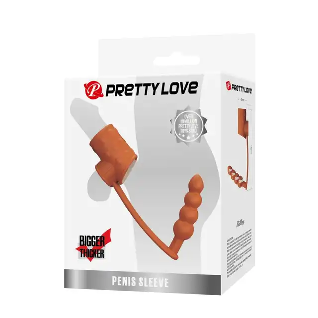 Pretty Love - Rilley. Korek analny z pierścieniem erekcyjnym dla podwójnej przyjemności