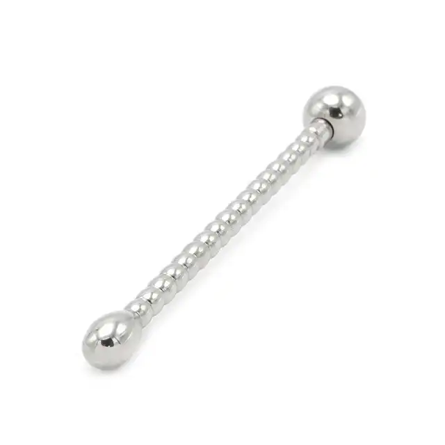 Kiotos SteelSeries - Solid Penis Plug Long Wand 10mm. Długi dilator z kulą – 10 mm, stal nierdzewna