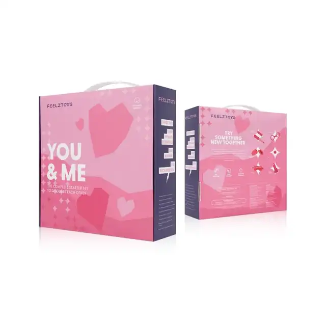 FeelzToys - You &amp; Me. Zestaw gadżetów erotycznych dla odważnych par chcących rozkręcić łóżkową atmosferę