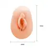 Baile - Vagina with pear. Realistyczny masturbator z funkcją ssania i wypustkami wewnętrznymi