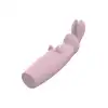Nude - Hazel Rabbit Massager. Niewielki wibrator z króliczymi uszkami do stymulacji łechtaczki z 10 wibracjami i 3 prędkościami
