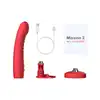 Lovense - Mission 2. Wibrujące dildo z technologią touch-sense, spersonalizowana przyjemność z praktyczną przyssawką