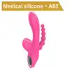 Erospace - Sweet Play Sucking Vivrator with Anal Braids. Wibrator ssący z koralikami analnymi, potrójna stymulacja dla wyjątkowej przyjemności