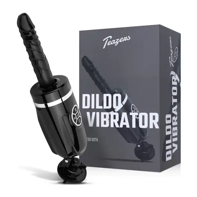 Teazers - Thrusting Dildo Vibrator. Zzaawansowana maszyna dla osób szukających intensywnych doznań, oferująca różnorodne tryby pchnięć oraz prędkości wibracji