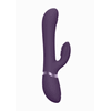 Vive - Etsu Pulse Wave G-Spot Rabbit &amp; Clitoral Stimulator Purple. Podwójny wibrator z 4 wymiennym silikonowymi końcówkami i3 sterowanymi silnikami