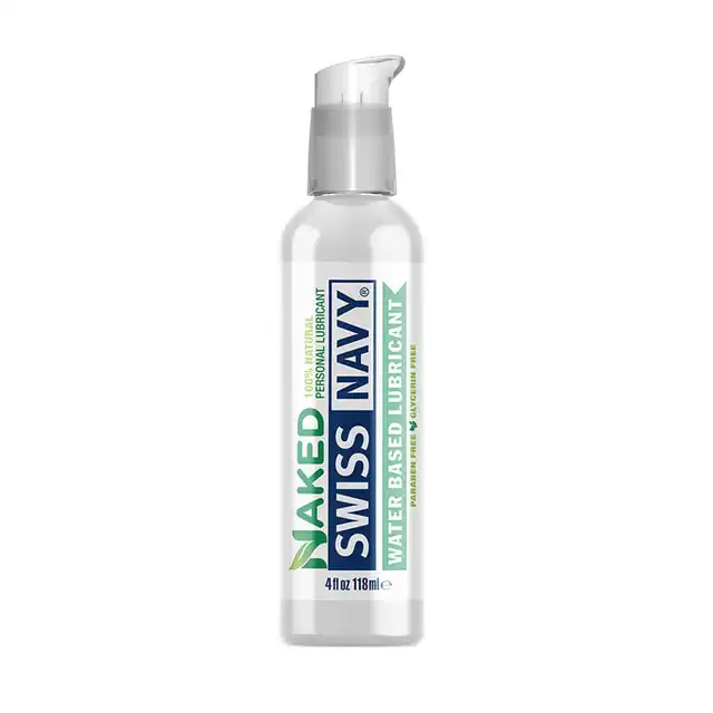 Swiss Navy - Naked All Natural. Hipoalergiczny, wodny lubrykant, bez parabenów, o zapachu aloesu 118 ml