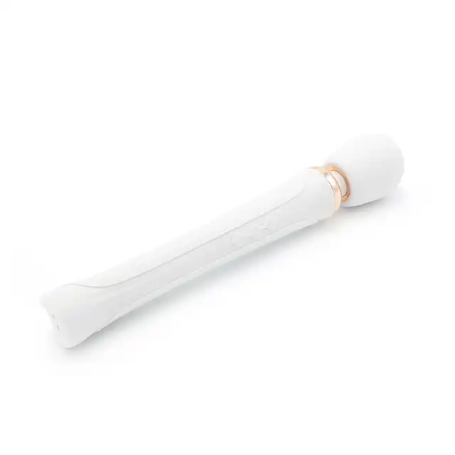 Pixey - Aquawand White Edition. Biała, intensywna magiczna różdżka o wodoodpornej konstrukcji, niezrównane połączenie mocy, komfortu i innowacji