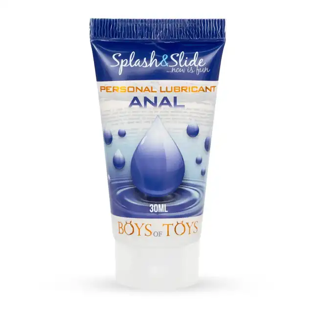Boys Of Toys - Personal Anal Lubricant Splach &amp; Slide 30 ml.  Wodny żel nawilżający do komfortowego seksu analnego
