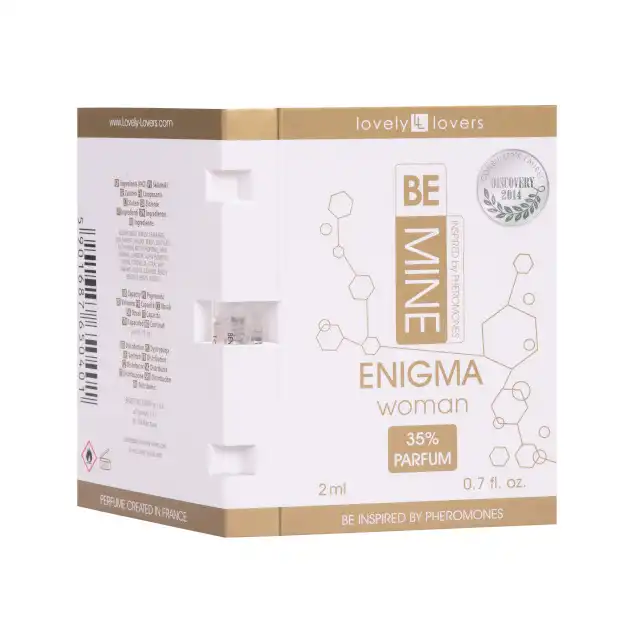 Lovely Lovers - Be MIne Enigma Parfum Woman 2ml. Intrygujące perfumy damskie z feromonami, z eleganckimi nutami kwiatów i owoców, tworząc uwodzicielską aurę pełną kobiecych wibracji