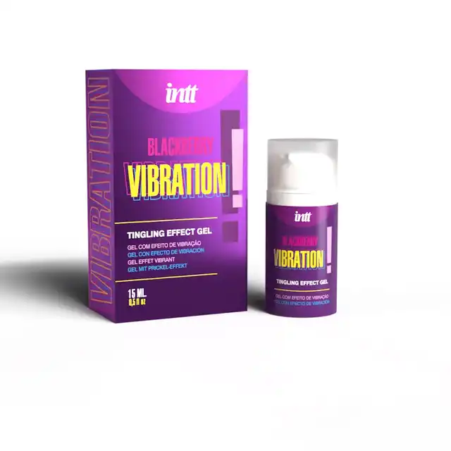Intt – Vibration.  Żel stymulujący o smaku jeżyny pulsujące doznania, które rozpalą Twoje zmysły.