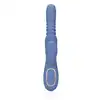 Loveline - Blue Nova Warming Rotating Beads and Thrusting Rabbit Vibrator. Ogrzewany, wibrujący wibrator z króliczkiem dla jeszcze większej przyjemności