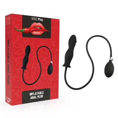 Erospace - Wild Play Inflatable Anal Plug. Pompowany korek analny, intensywna stymulacja i pełna kontrola doznań