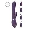 Vive - Etsu Pulse Wave G-Spot Rabbit &amp; Clitoral Stimulator Purple. Podwójny wibrator z 4 wymiennym silikonowymi końcówkami i3 sterowanymi silnikami