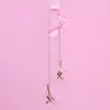 Sportsheets - Peaches'n Creme Pearl Nipple Clamps. Zaciski na sutki z pięknym łańcuszkiem dla zmysłowej przyjemności