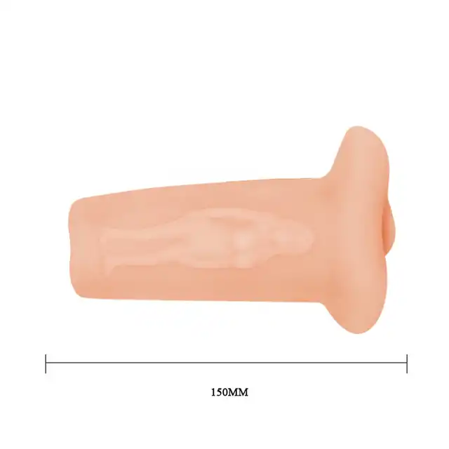 Baile - Vagina with pear. Realistyczny masturbator z funkcją ssania i wypustkami wewnętrznymi