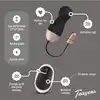 Teazers - Vibrating Egg With Remote Control. Wibrujące jajeczko ze sterowaniem na pilota, komfort i moc w jednym