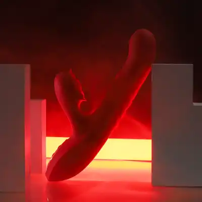 Erospace - Sweet Play G-spot Vibrator with Thrusting.  Wibrator z funkcją ruchu posuwistego, intensywna stymulacja punktu G i łechtaczki