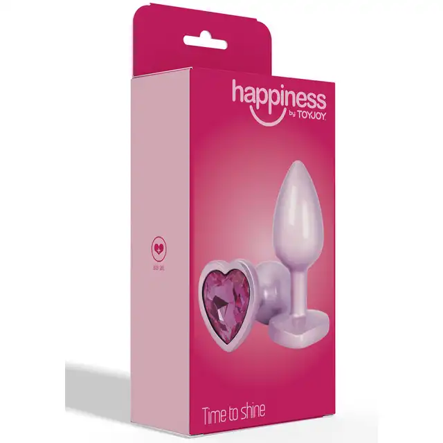 ToyJoy - Happiness Time To Shine Buttplug. Plugo analny z serduszkiem zaprojektowany, aby połączyć przyjemność z wyjątkowym stylem.