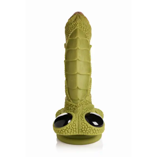 Creature Cocks - Scaled Swamp Monster Dildo. Dildo w kształcie łuskowanego potwora z bagien, fantazyjny design i intensywna stymulacja