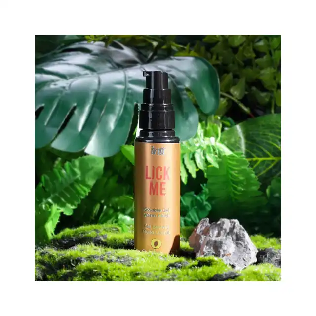 Intt - Lick Me Peach Kissable Gel With Warm Effect 50ml. Smaczny żel o smaku brzoskwini, który wprowadza intensywny efekt rozgrzewający