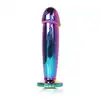 Bseries -  Jewellery Multicolour Penis Plug Clear M. Elegancka biżuteria analna z stali nierdzewnej z diamencikiem, zapewniająca stymulację i bezpieczeństwo