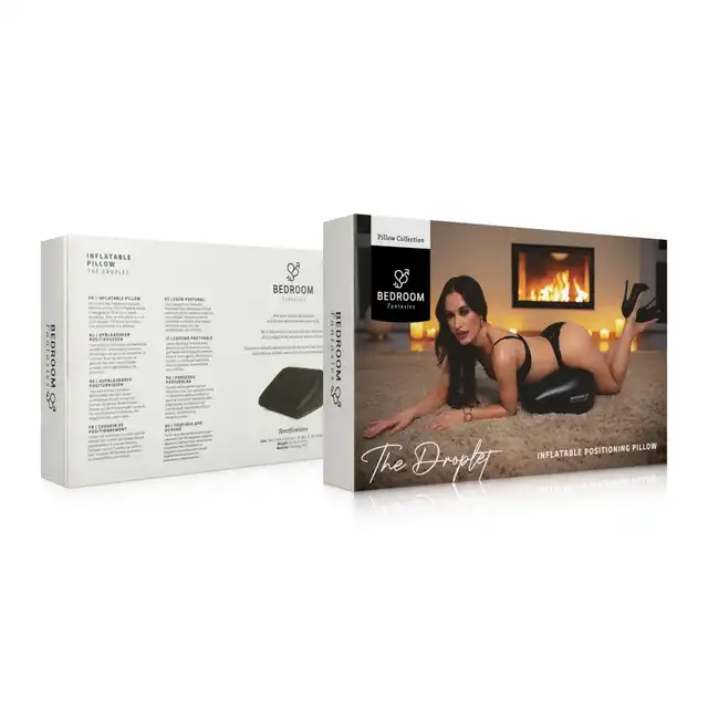 Bedroom Fantasies - The Droplet Inflatable Pillow Black. Nadmuchiwana poduszka BDSM, komfort i wszechstronność