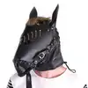 O-Products - Unique Leather Horse Head Mask. Niesamowita, realistyczna maska konia.