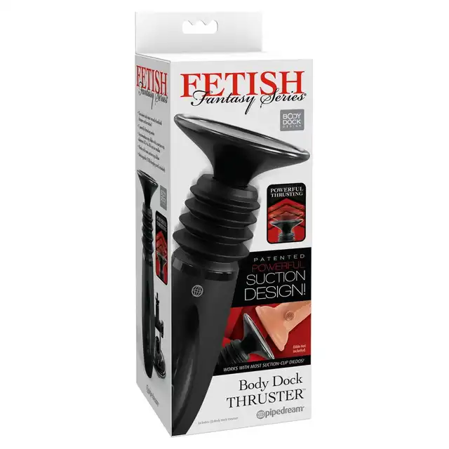 Fetish Fantasy Series - Body Dock Thruster. Zaawansowany adapter do wibratorów i dild z przyssawką, stwórz swoją sex maszynę