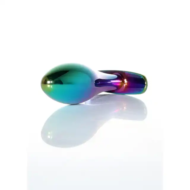 Bseries -  Jewellery Multicolour Plug Pink M. Ekskluzywna biżuteria analna z różowym diamencikiem, idealna dla miłośników stylowych i komfortowych doznań
