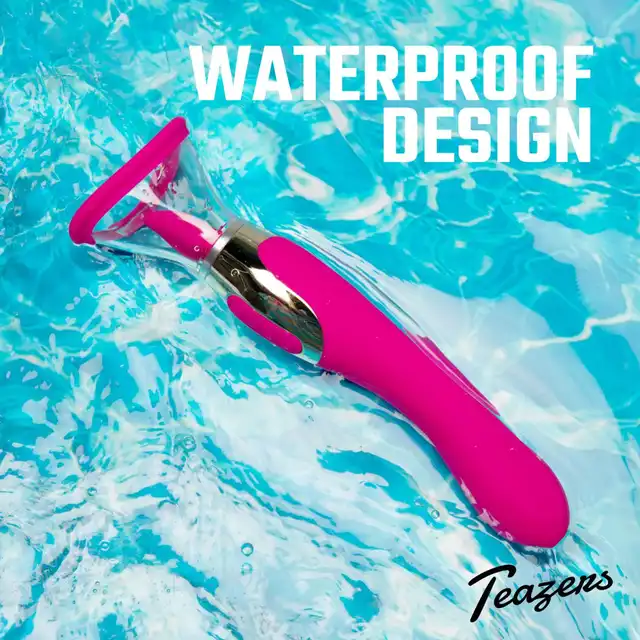 Teazers - Pleasure Pump With G-Spot Vibrator Pink. Wibrator do łechtaczki i punktu G, intensywna stymulacja z funkcją ssania i wibracjami