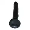 XR Brands - The Tower of Pleasure Huge Dildo. Ogromne czarne dildo z przyssawką, stabilna i solidna konstrukcja, mega stymulacja