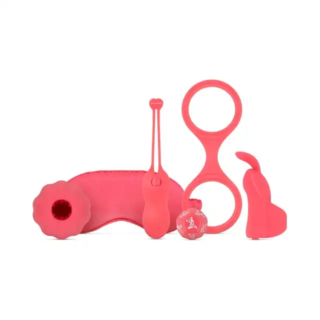 FeelzToys - You &amp; Me. Zestaw gadżetów erotycznych dla odważnych par chcących rozkręcić łóżkową atmosferę