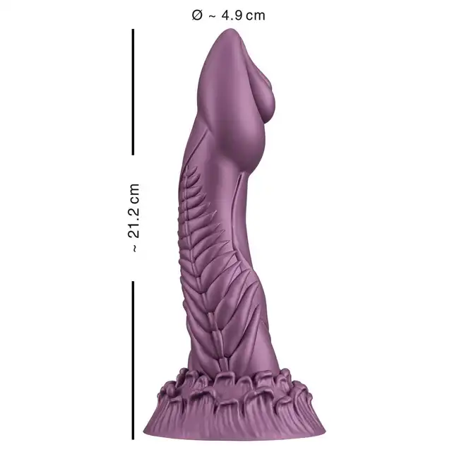 Beasty Cocks - Alien Phallus. Metaliczne wykończenie i fantazyjna struktura dla wyjątkowej stymulacji. 