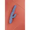 Loveline - Blue Nova Warming Rotating Beads and Thrusting Rabbit Vibrator. Ogrzewany, wibrujący wibrator z króliczkiem dla jeszcze większej przyjemności