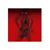 Virgite - Woman Bondage Body Harness Mod. 2 Black. Kobiecy harness z wegańskiej skóry prosto z Hiszpanii!