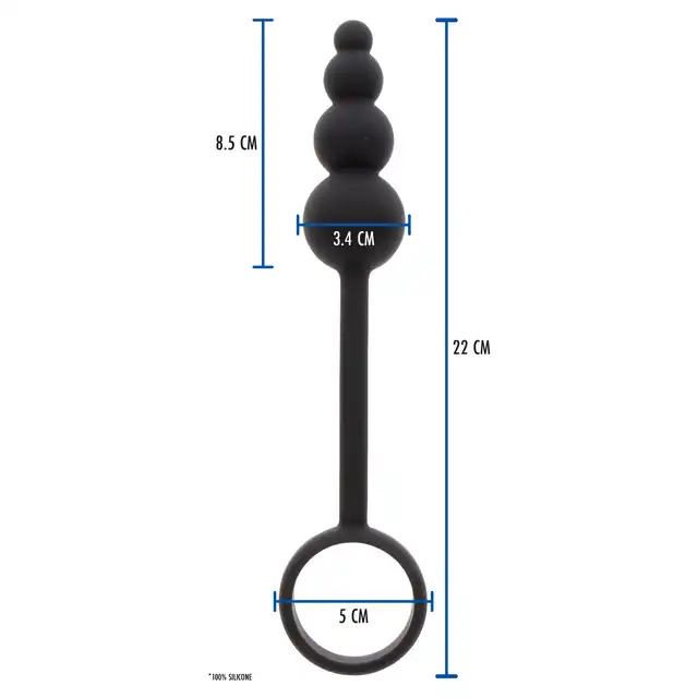 ToyJoy - Manpower Anal Plug &amp; Cock Ring. Wszechstronny silikonowy buttplug, stymulacja prostaty, mocne erekcje