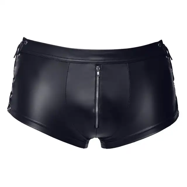 Svenjoyment - CN Men`s Pants M. Zmysłowe bokserki z matowym wykończeniem i erotycznym zamkiem błyskawicznym.