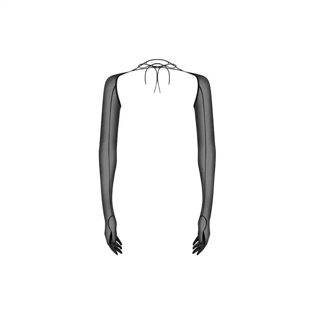 Obsessive - Euphori Rękawiczki S/M/L. Zmysłowe, długie rękawiczki do erotycznych i wieczorowych stylizacji.